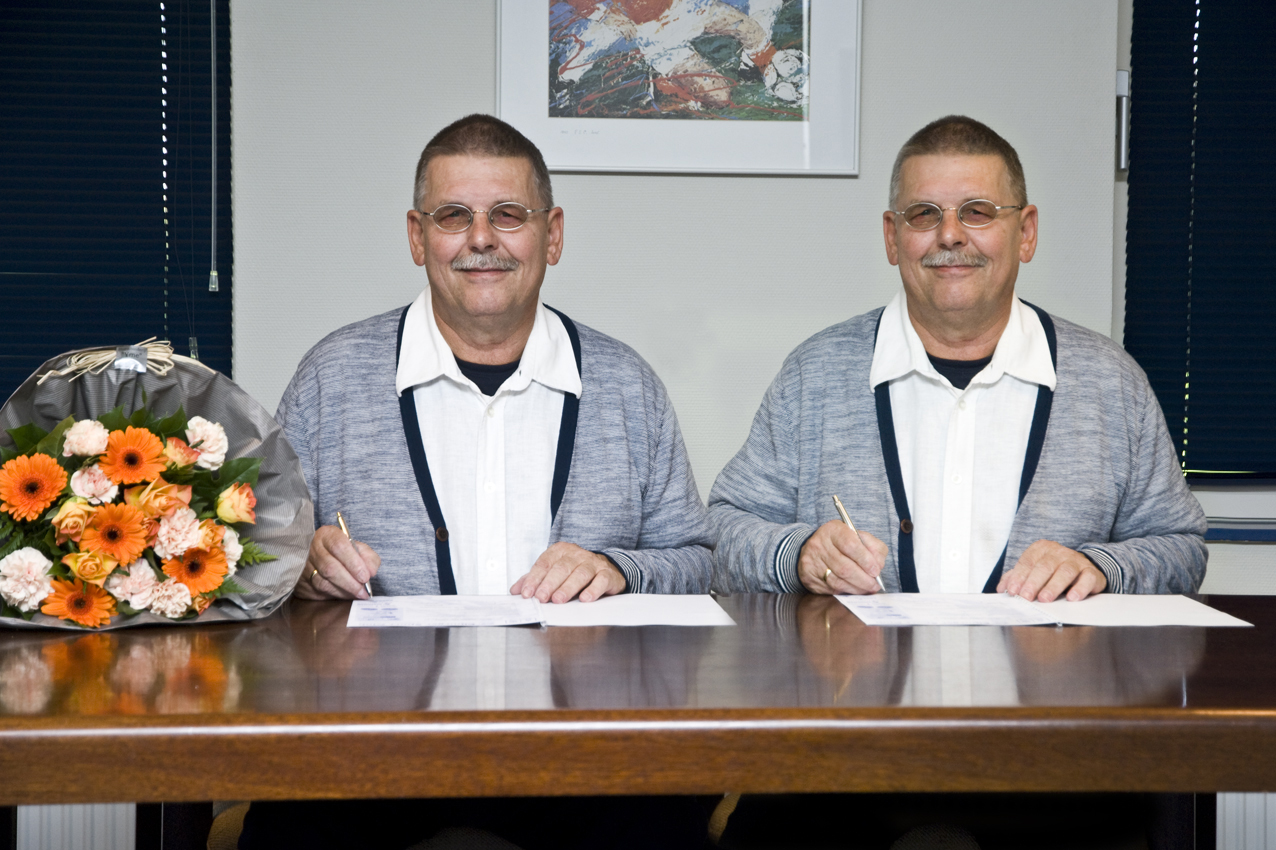 Ton Gerritsen sloot eigenlijk een sponsorcontract af met zichzelf