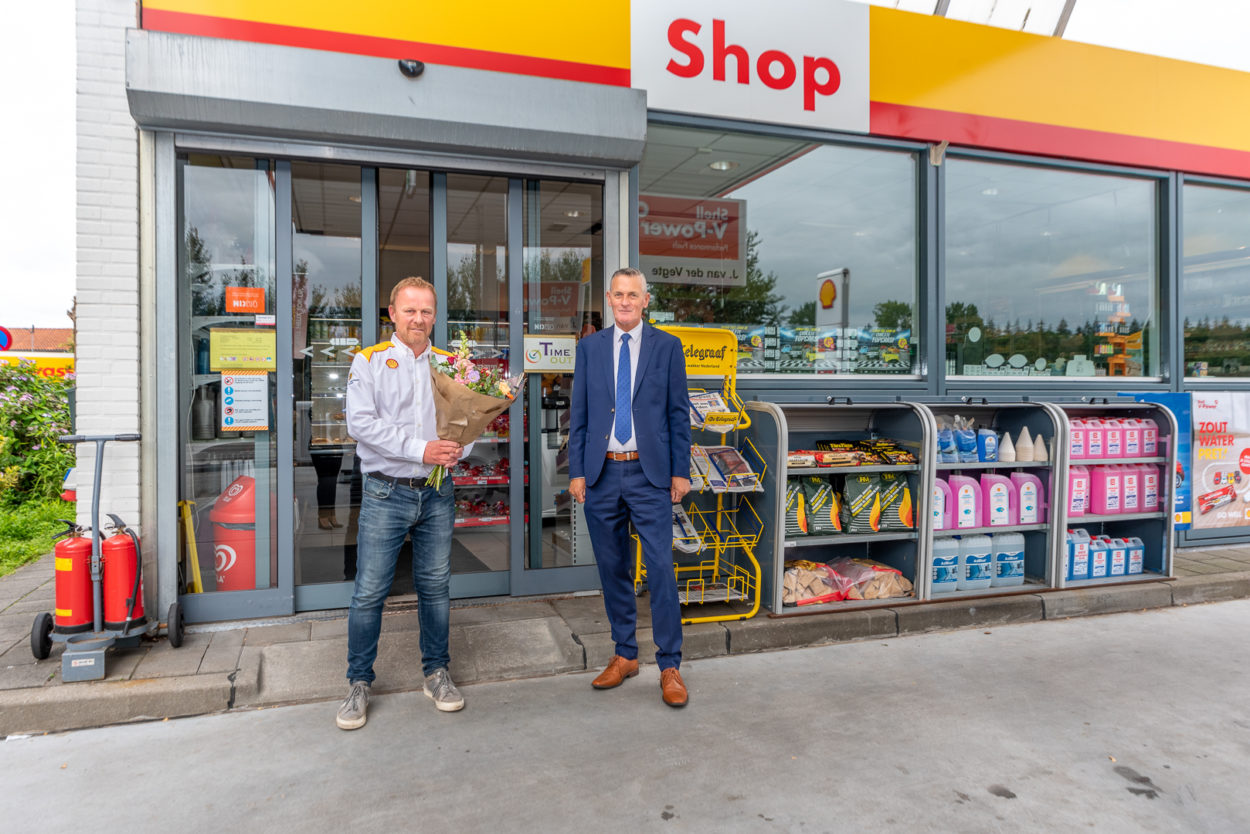 Tankstation Shell van der Vegte verlengt 3-jarig contract