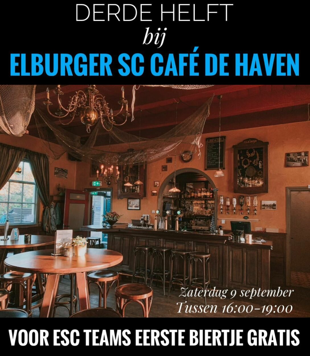 de derde helft bij Café de Haven — Elburger SC