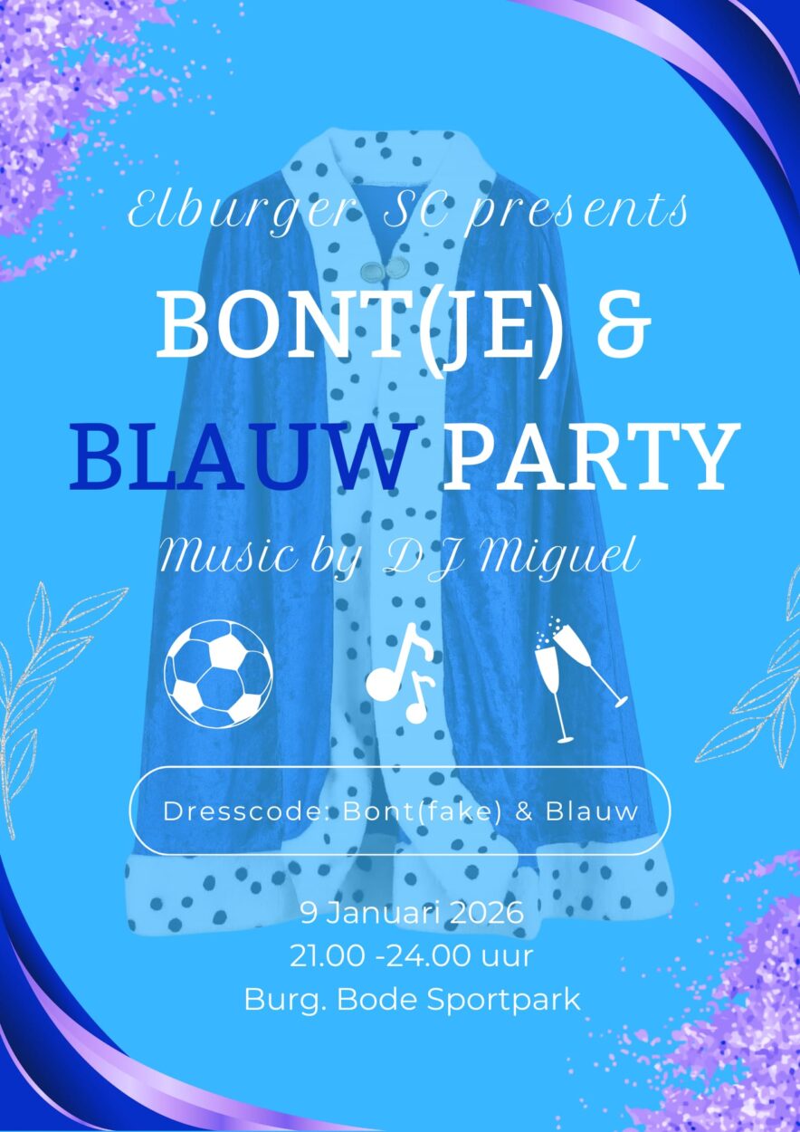 Bont(je) & blauw party