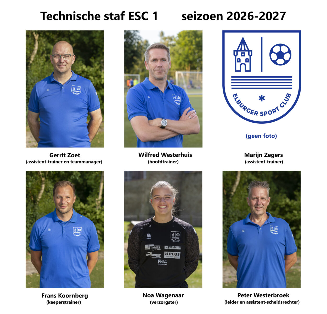 Technische Staf ESC 1 – Seizoen 2026–2027
