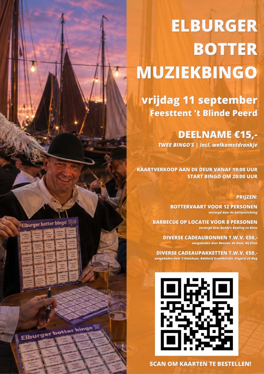 Muziekbingo tijdens de Elburger Botterdagen